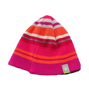 Smartwool Kid‎ Bootie Toddler Baby Hat pink Punch EUC MSRP $26.00
